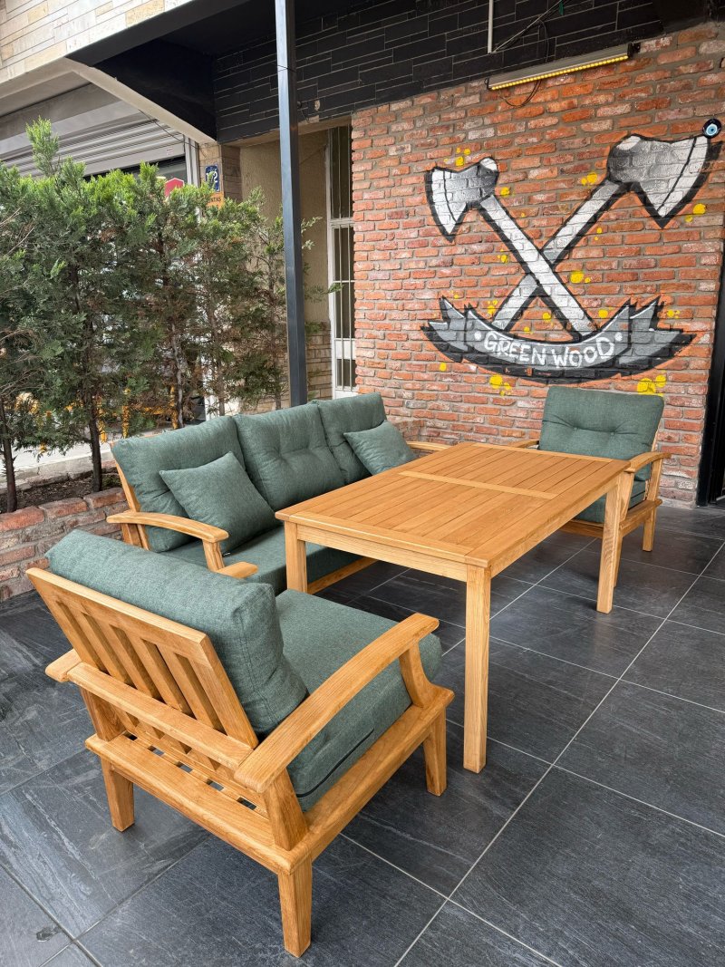 Iskandinav model bahçe takımı